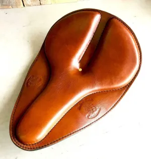10x14 Tan Board Track Racer Spring Seat Chopper Bobber Harley Sportster MRC