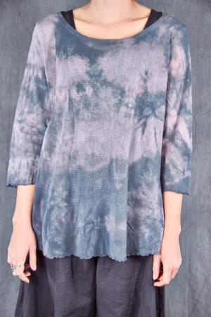 1145HD Hand-dyed Mesh Cafe Tee River/Rose Quartz-U
