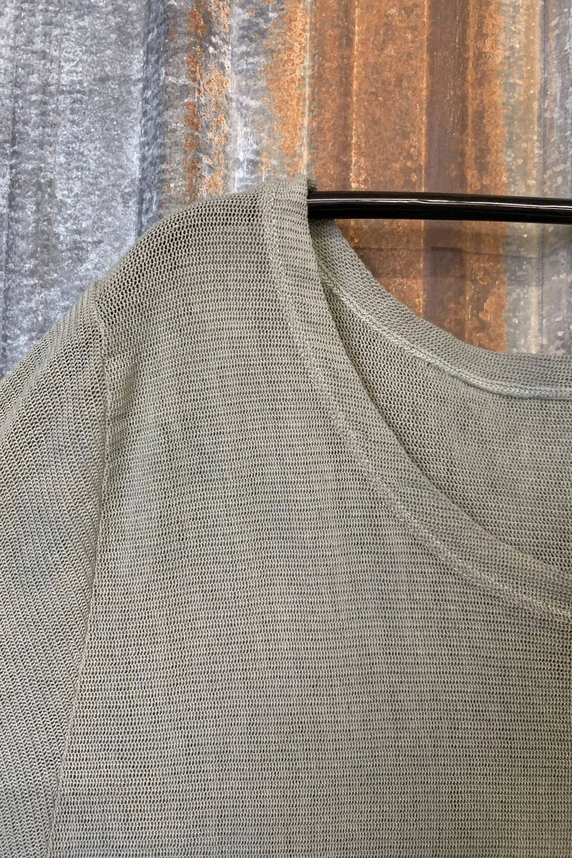 1145HD Hand-dyed Mesh Cafe Tee Sage Twilight Ombre-U