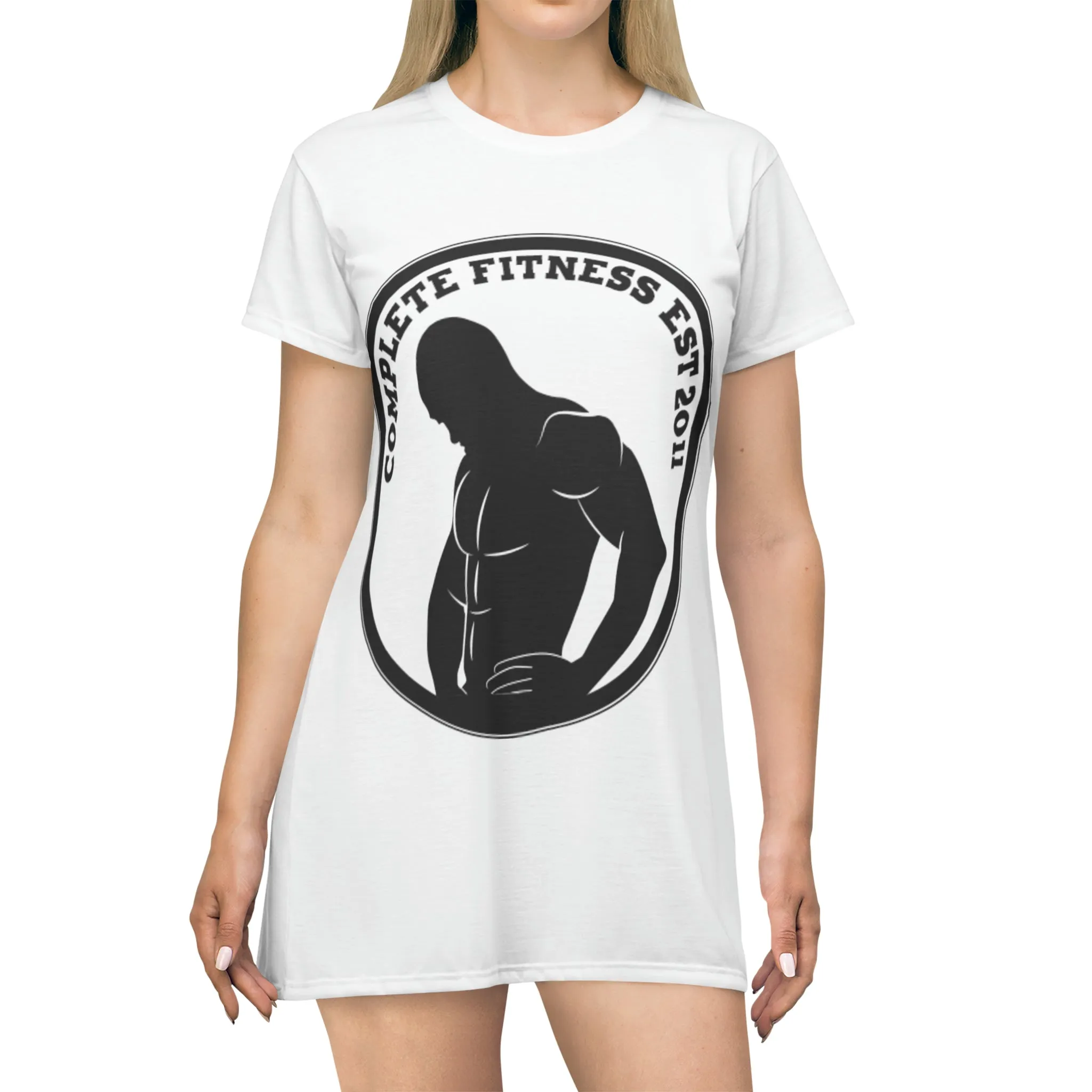 All Over Print T-Shirt Dress