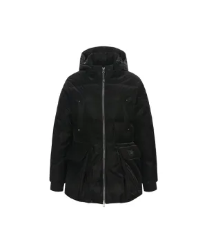 ANEW Golf Women's Pocket Point Hoody Down Jacket - Black