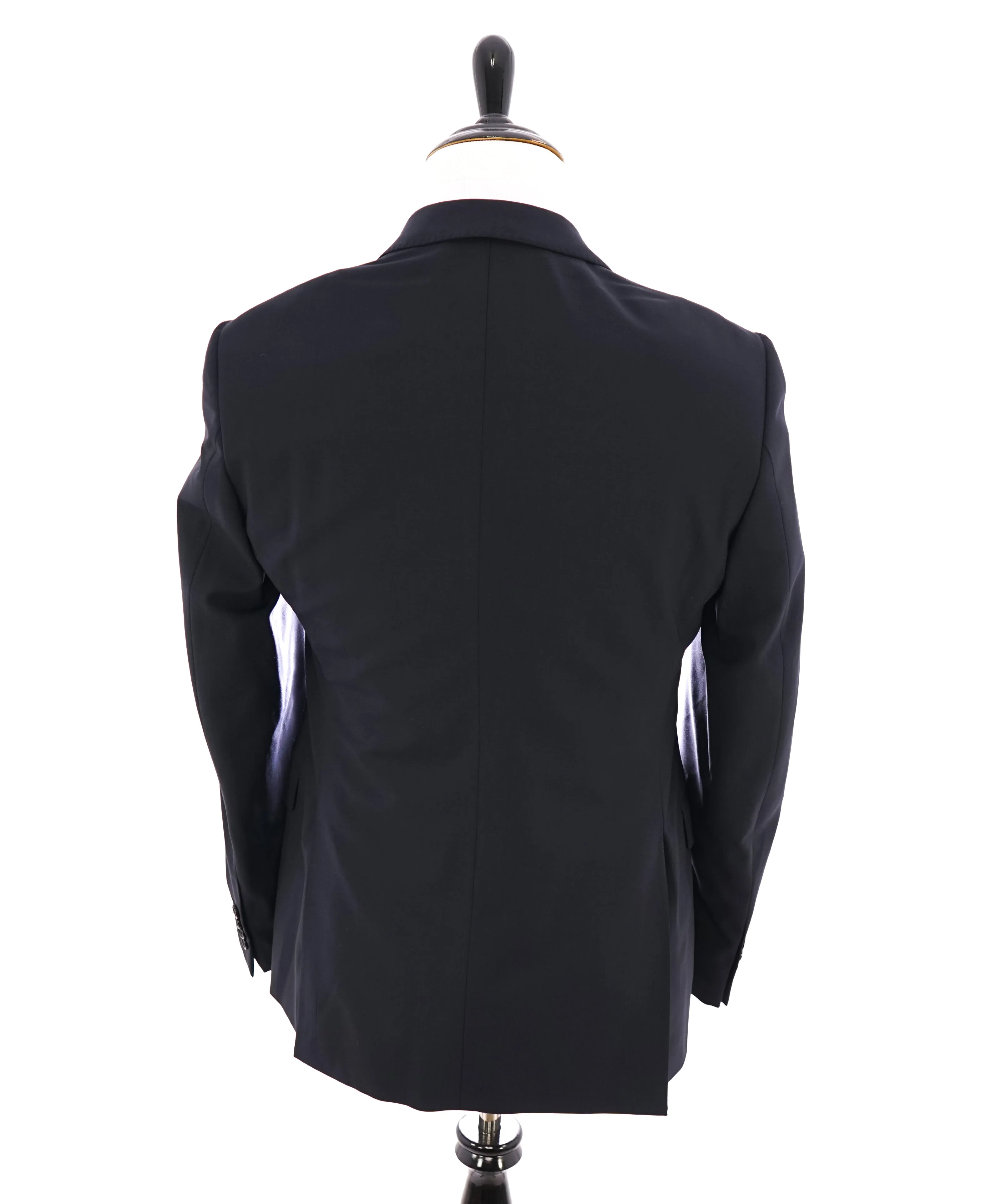 ARMANI COLLEZIONI - Navy 2-Button Notch Lapel "M Line" Slim Suit - 40R
