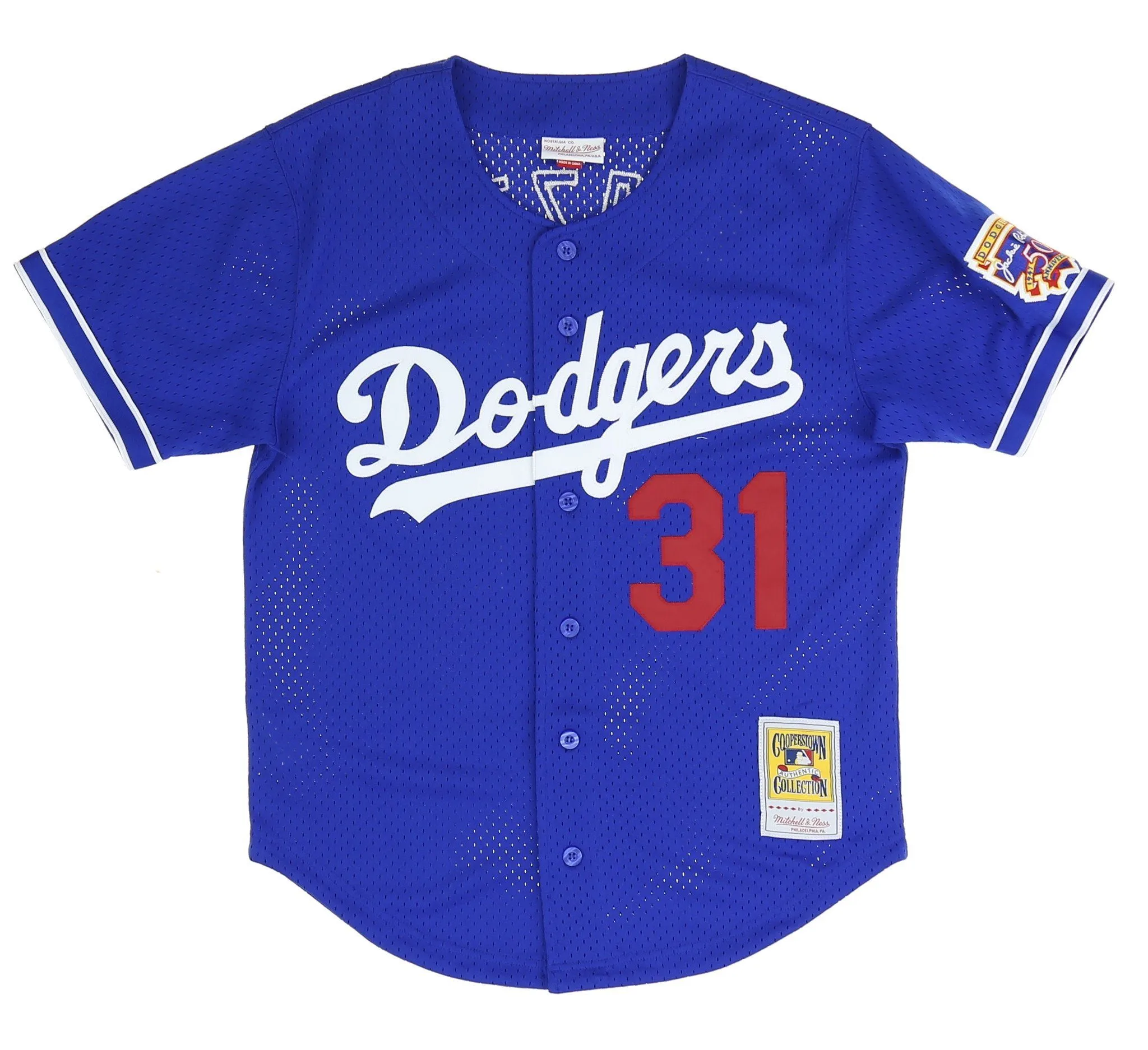 AUTHENTIC BP JERSEY LOS ANGELES DODGERS 1997 MIKE PIAZZA