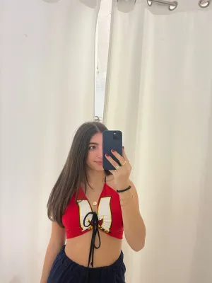 Ava Halter String Top