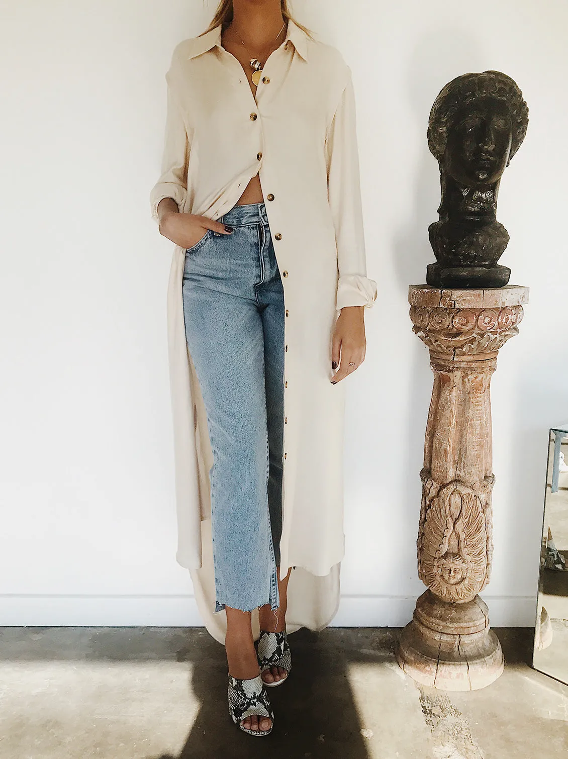 Avalon Maxi Shirt Dress