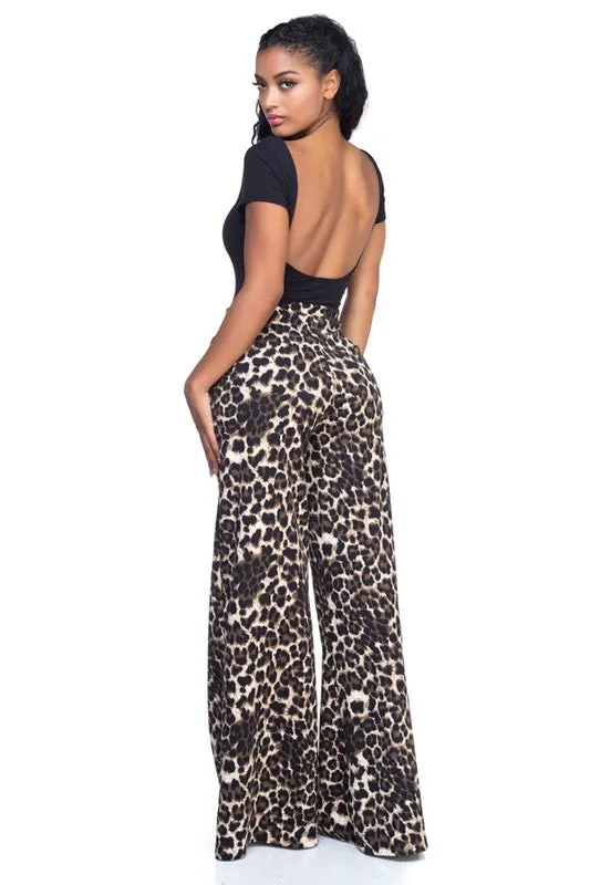 BENNIE LEOPARD PANTS