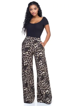 BENNIE LEOPARD PANTS
