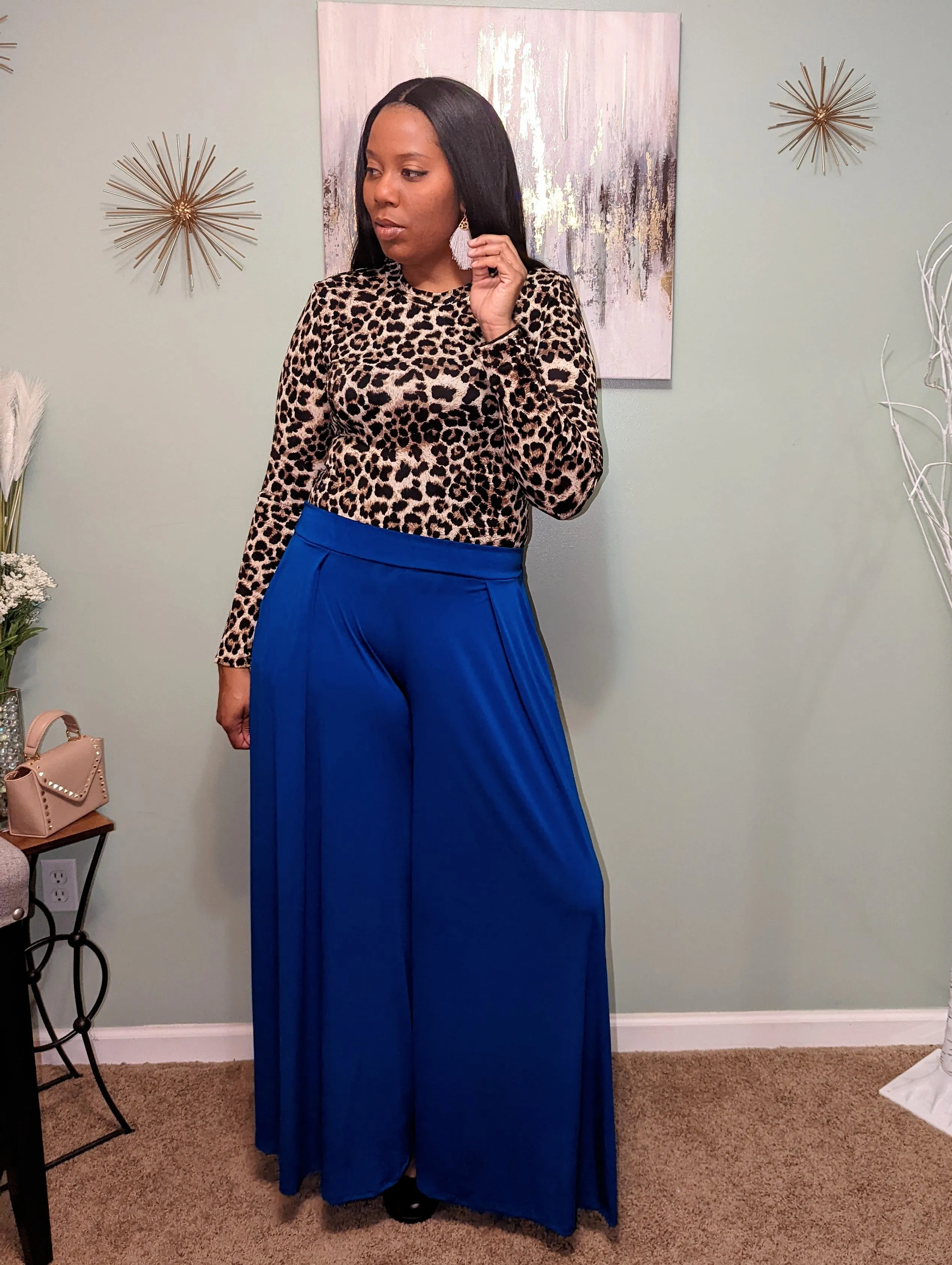 Blue Palazzo Pants