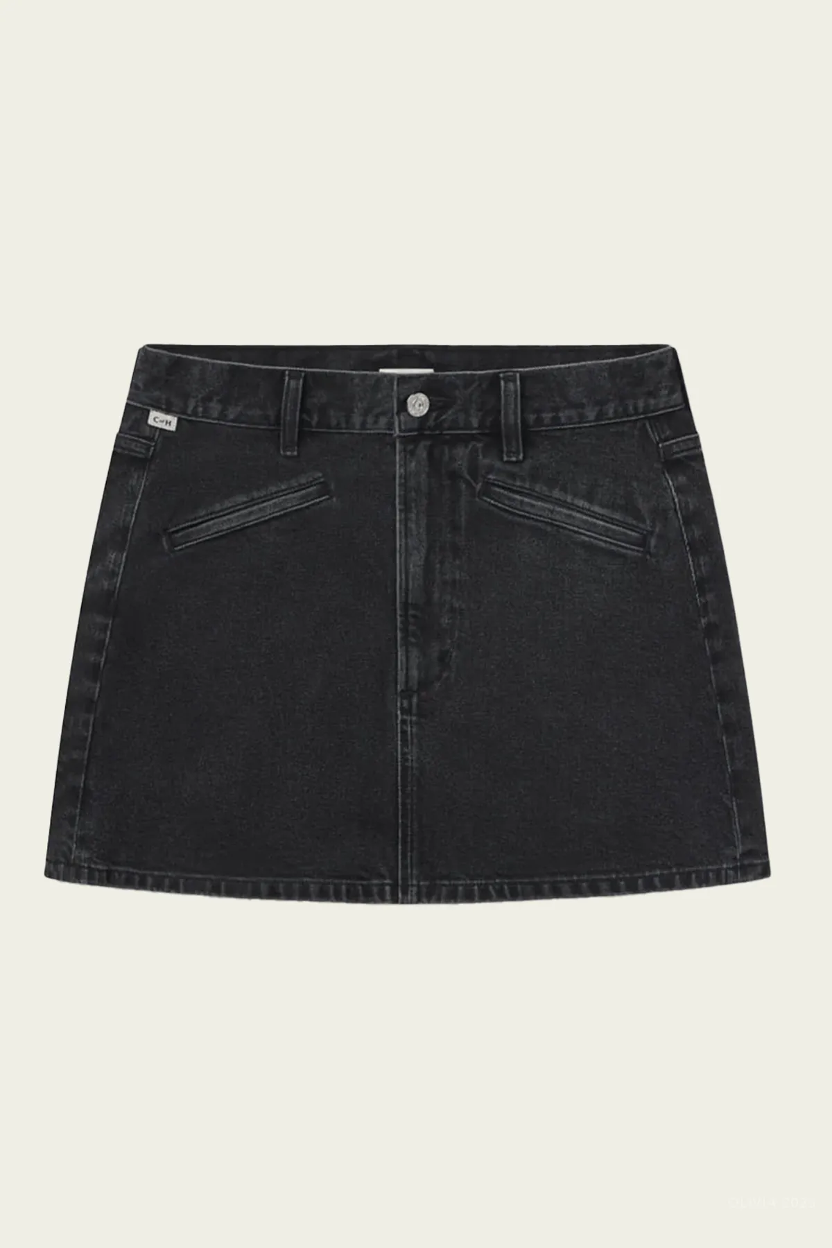 Brita Mini Skirt in Meteorite