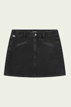 Brita Mini Skirt in Meteorite