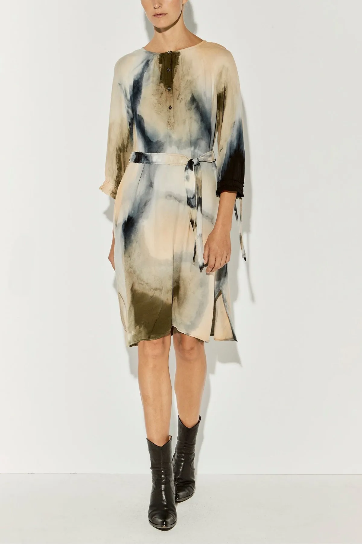 Camo Viscose Amber Dress