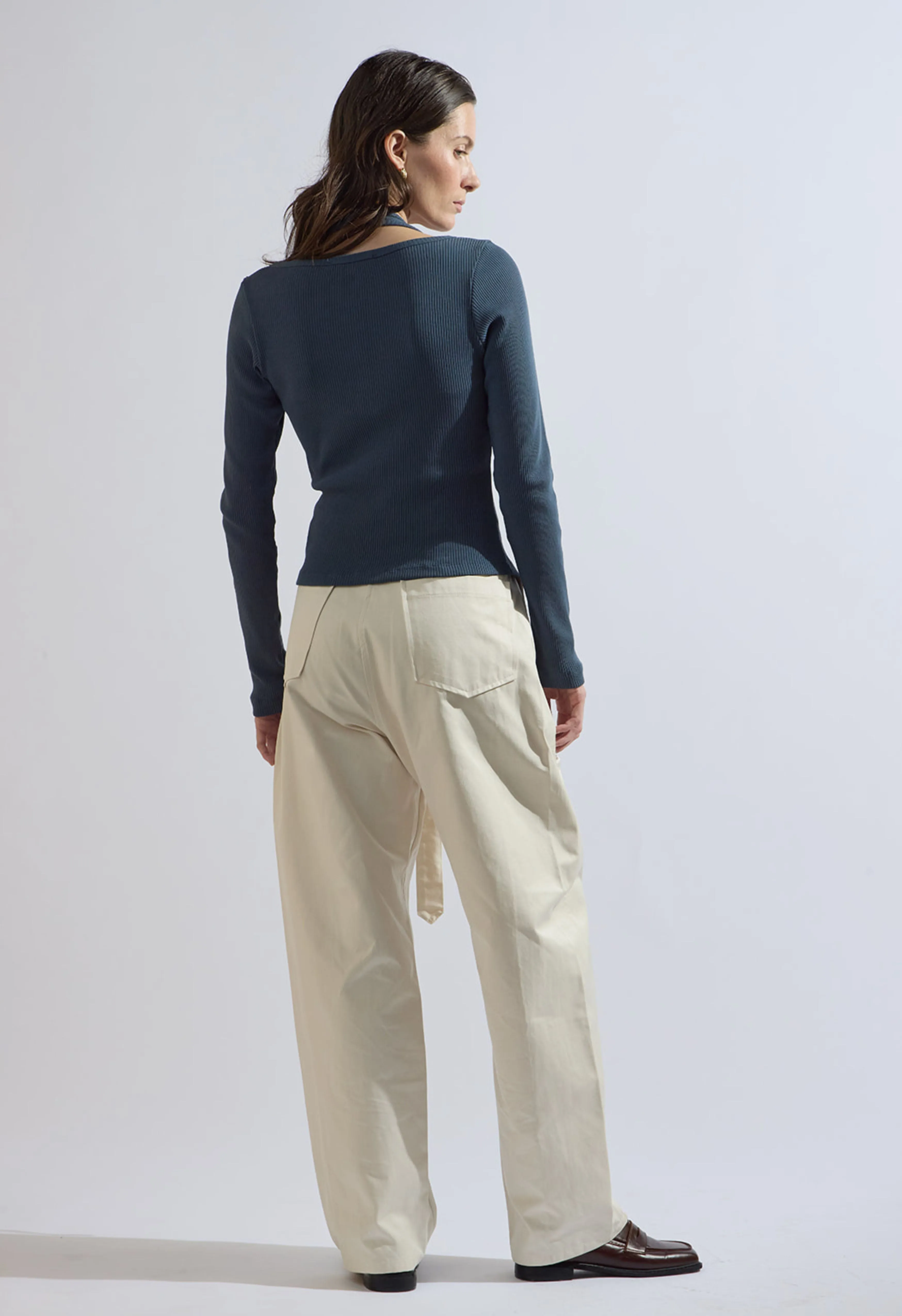 Carrington Knit Set in Blue