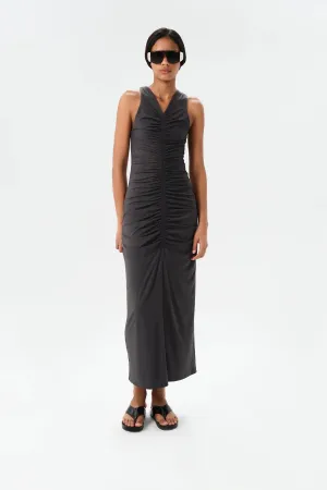 Ceibo Mich Midi Dress Charcoal