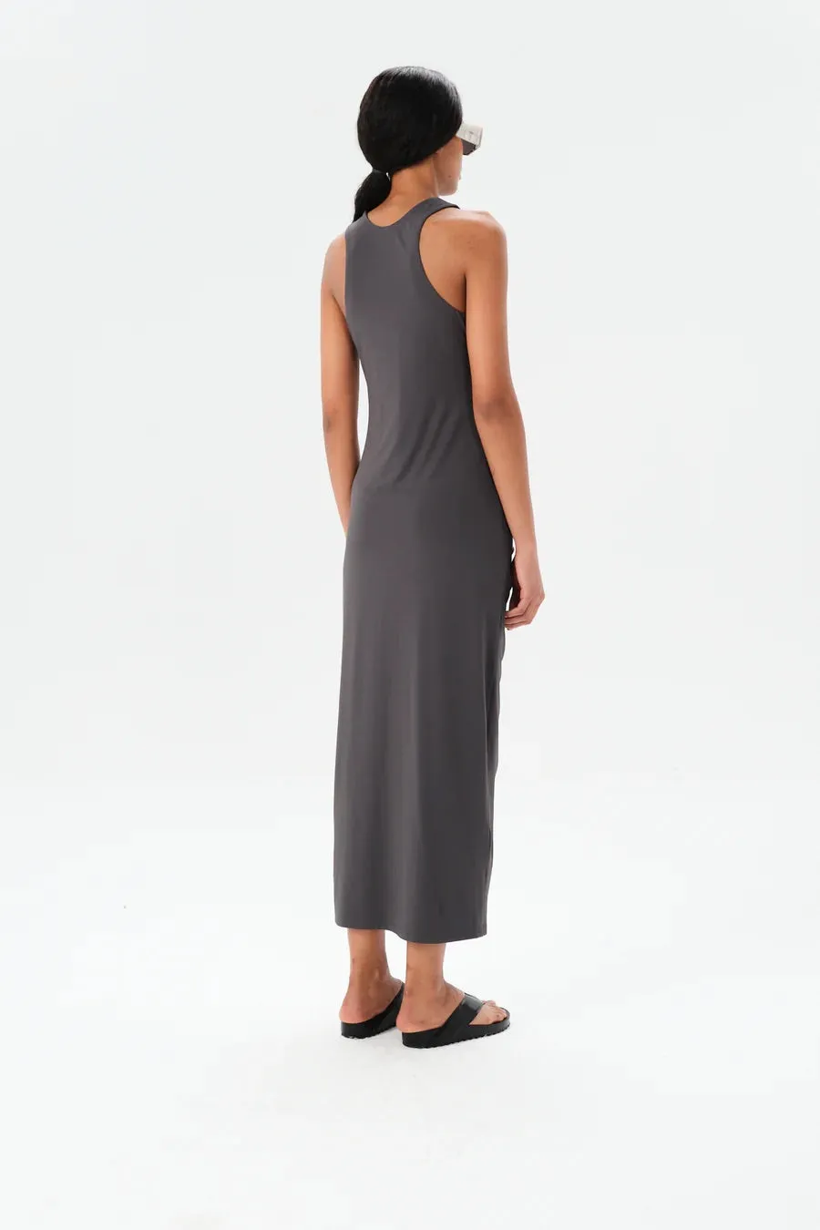 Ceibo Mich Midi Dress Charcoal