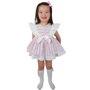Ceyber Pink and Navy Stripe Dress Collection