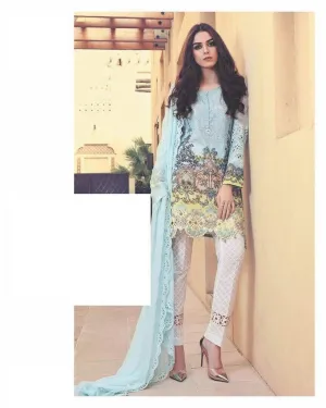 Check and Cut Work Lawn and Cheffon Dupatta Dress L141