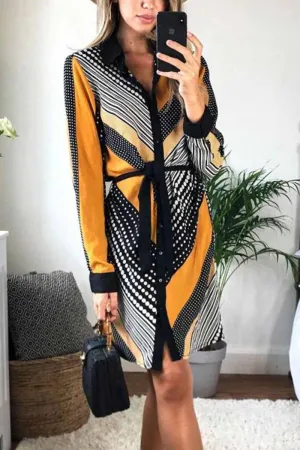 Chicindress Contrasting Floral Dress (2 Colors)