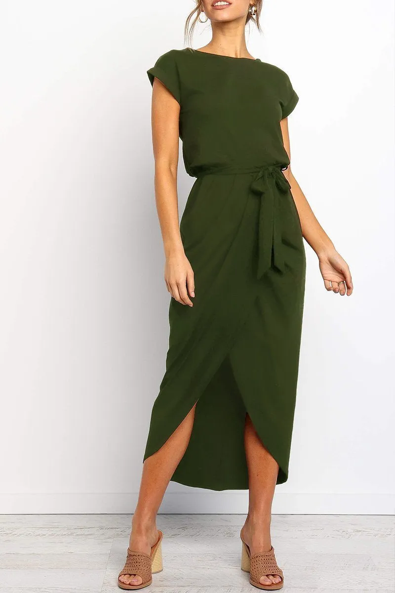 Chicindress Solid Color Essential Grace Midi Dress(4 Colors)