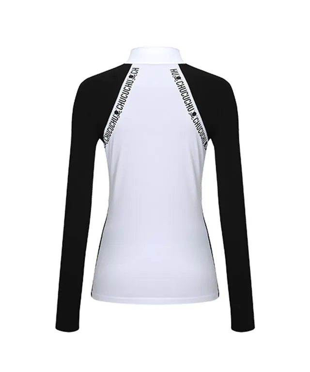 CHUCUCHU Halter Neck Long Top - White