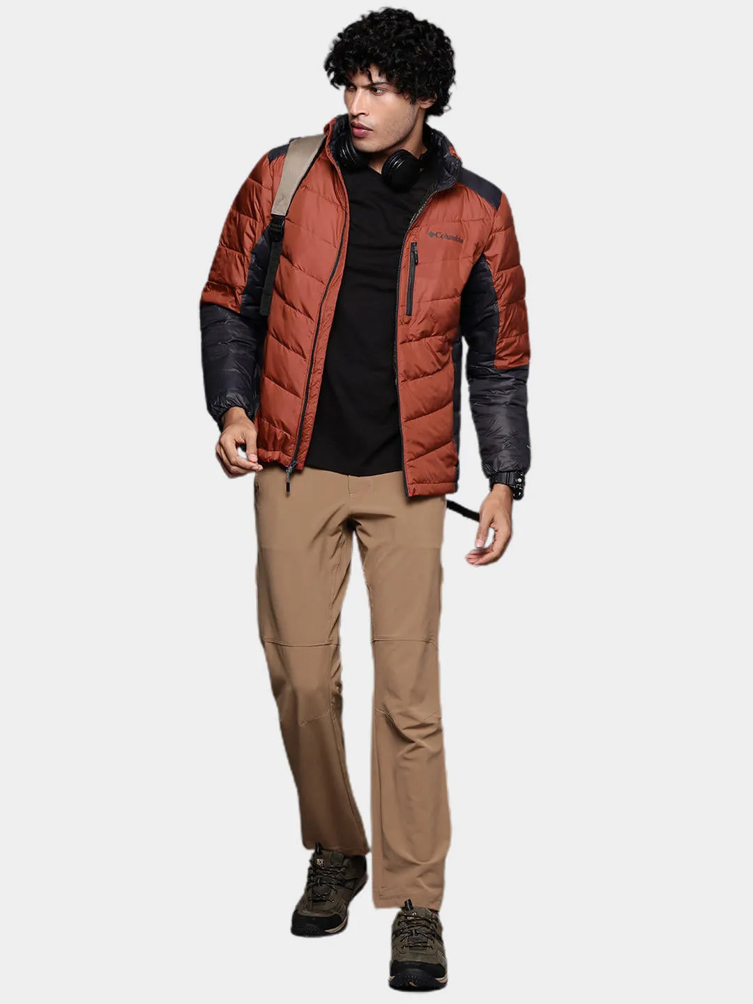 Columbia Men Orange Labyrinth Loop Jacket