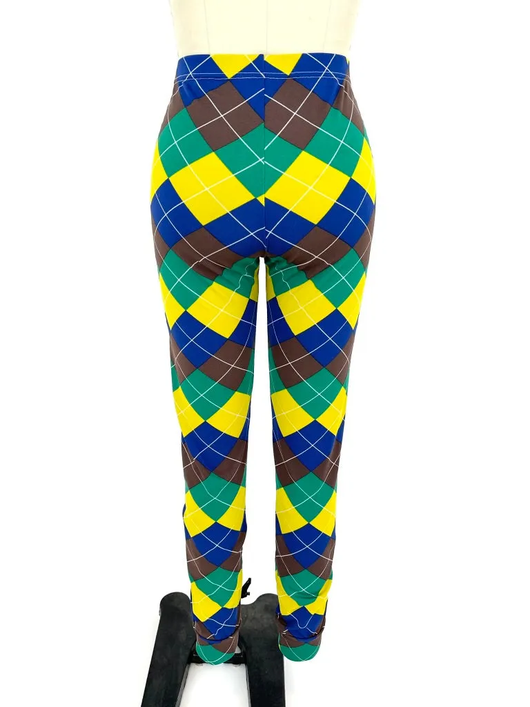 Comme Des Garçons Diamond Print Pants