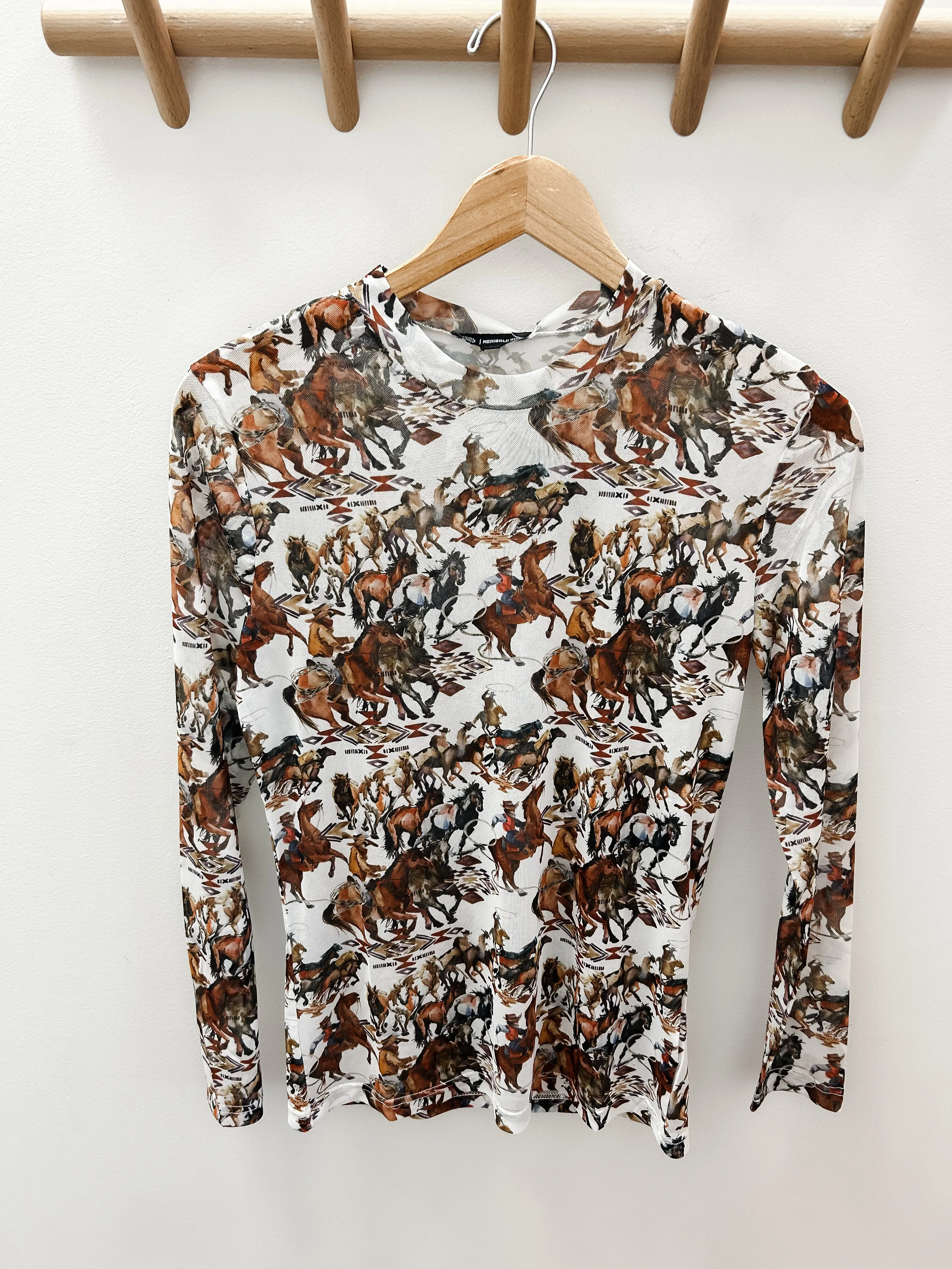 Cowgirl Mesh Top