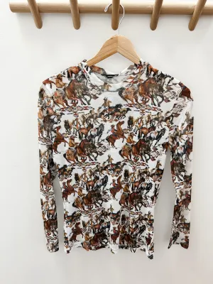 Cowgirl Mesh Top