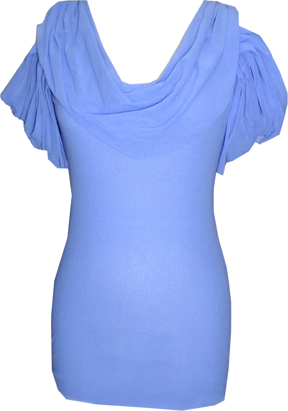 Cowl Neck & Sleeve Top