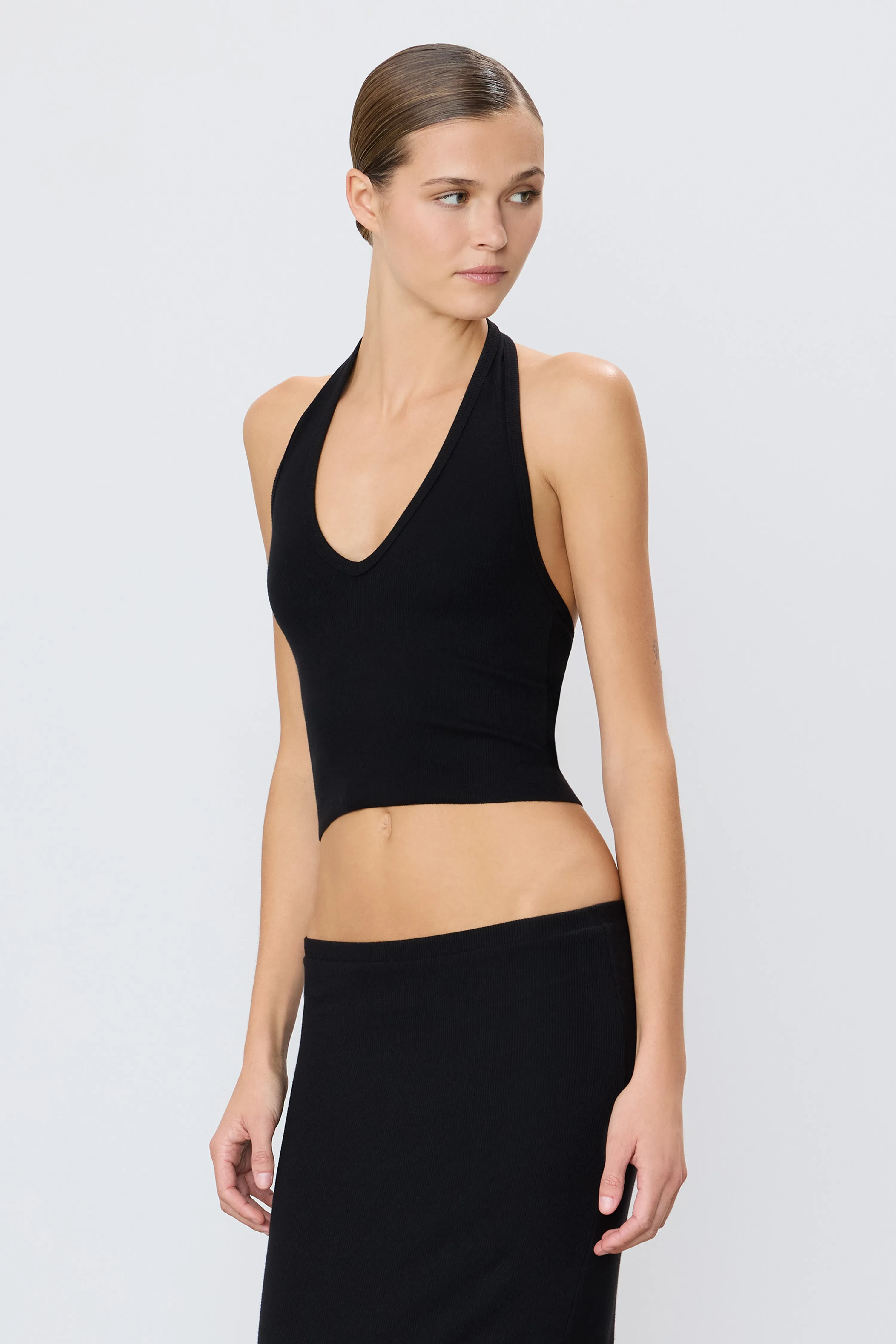 Cropped Halter Top