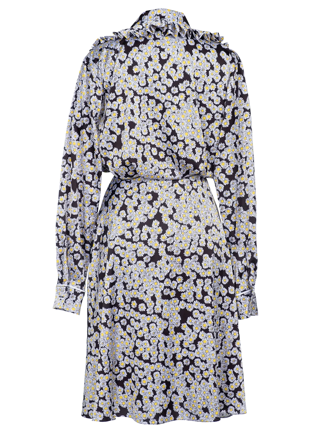 Daisy-print Midi Dress