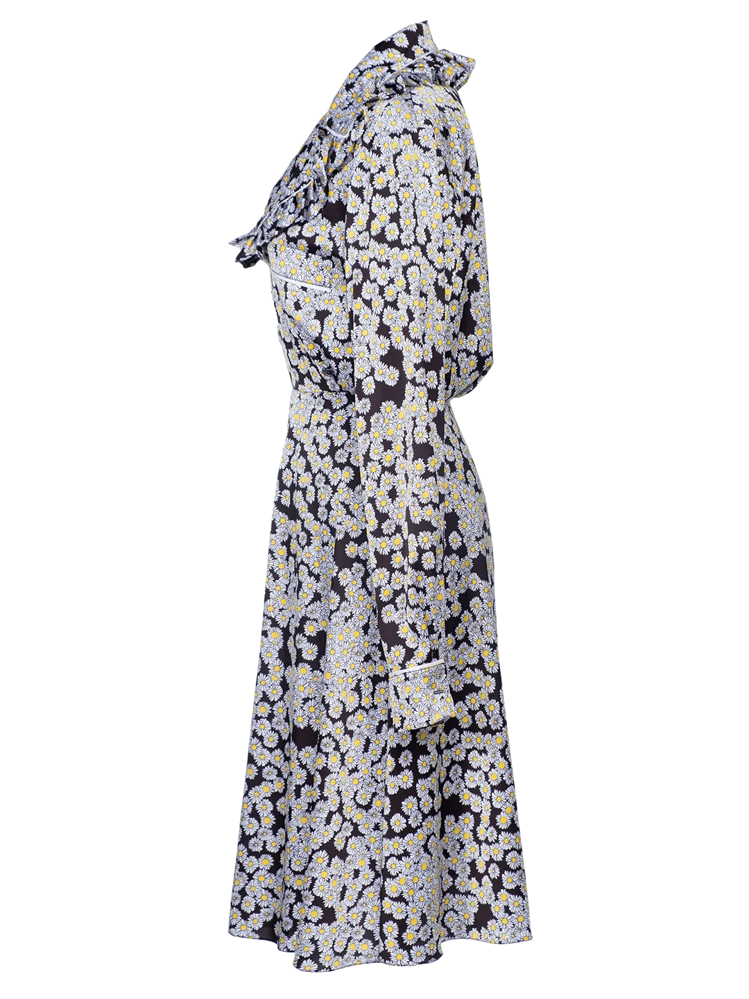 Daisy-print Midi Dress
