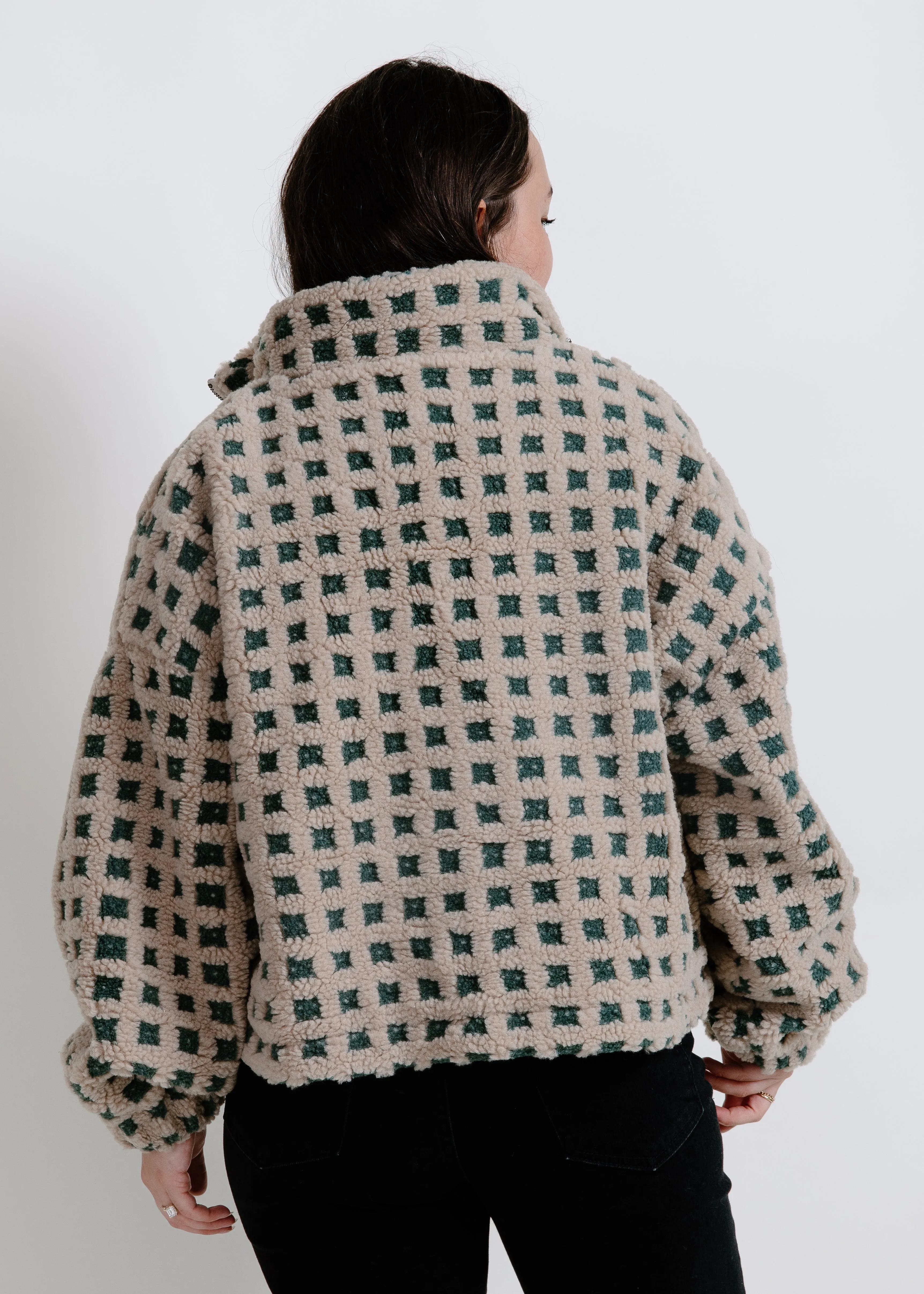 Danni Sherpa Jacket - Taupe