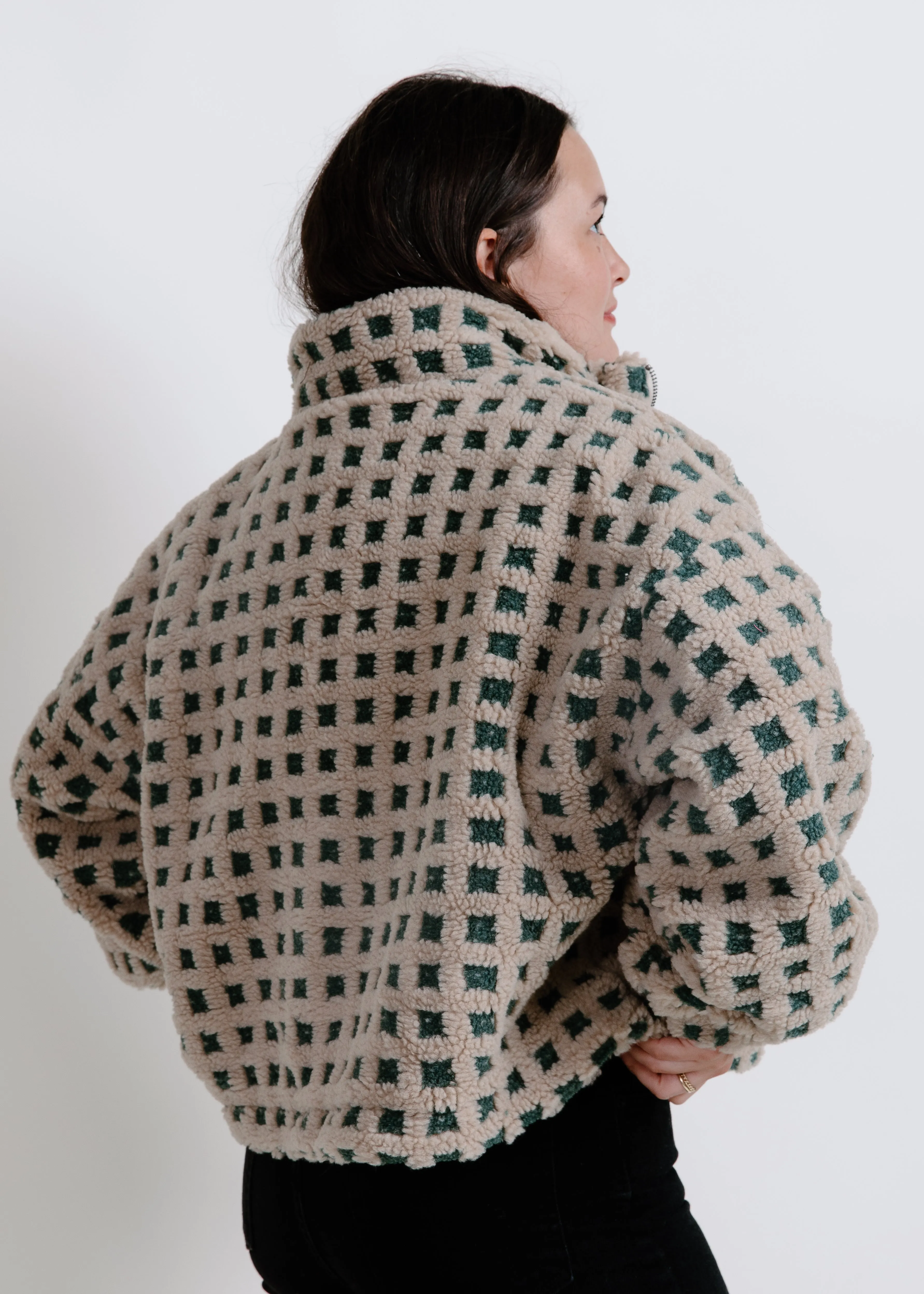 Danni Sherpa Jacket - Taupe