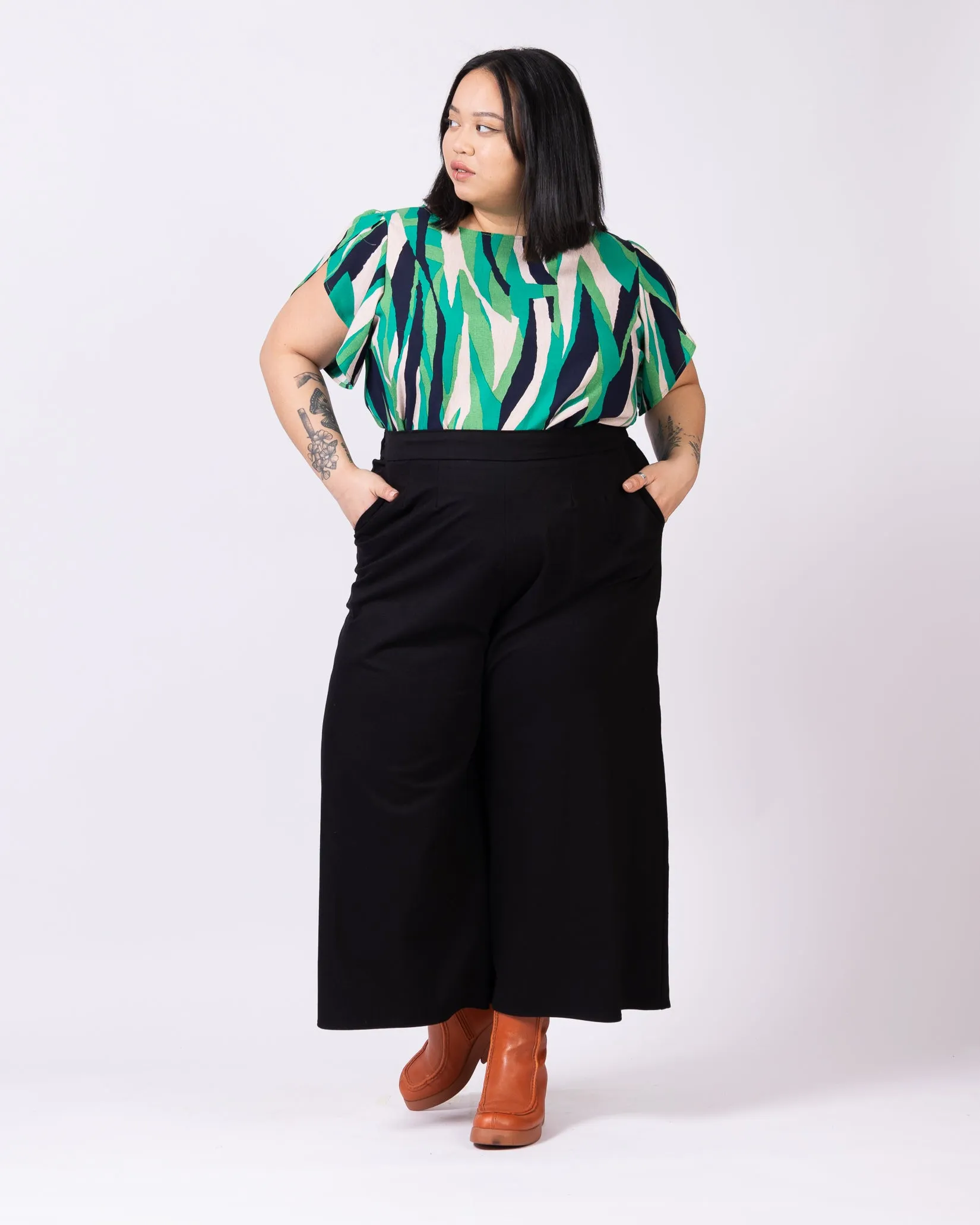 Eastside | Midi Palazzo Pants