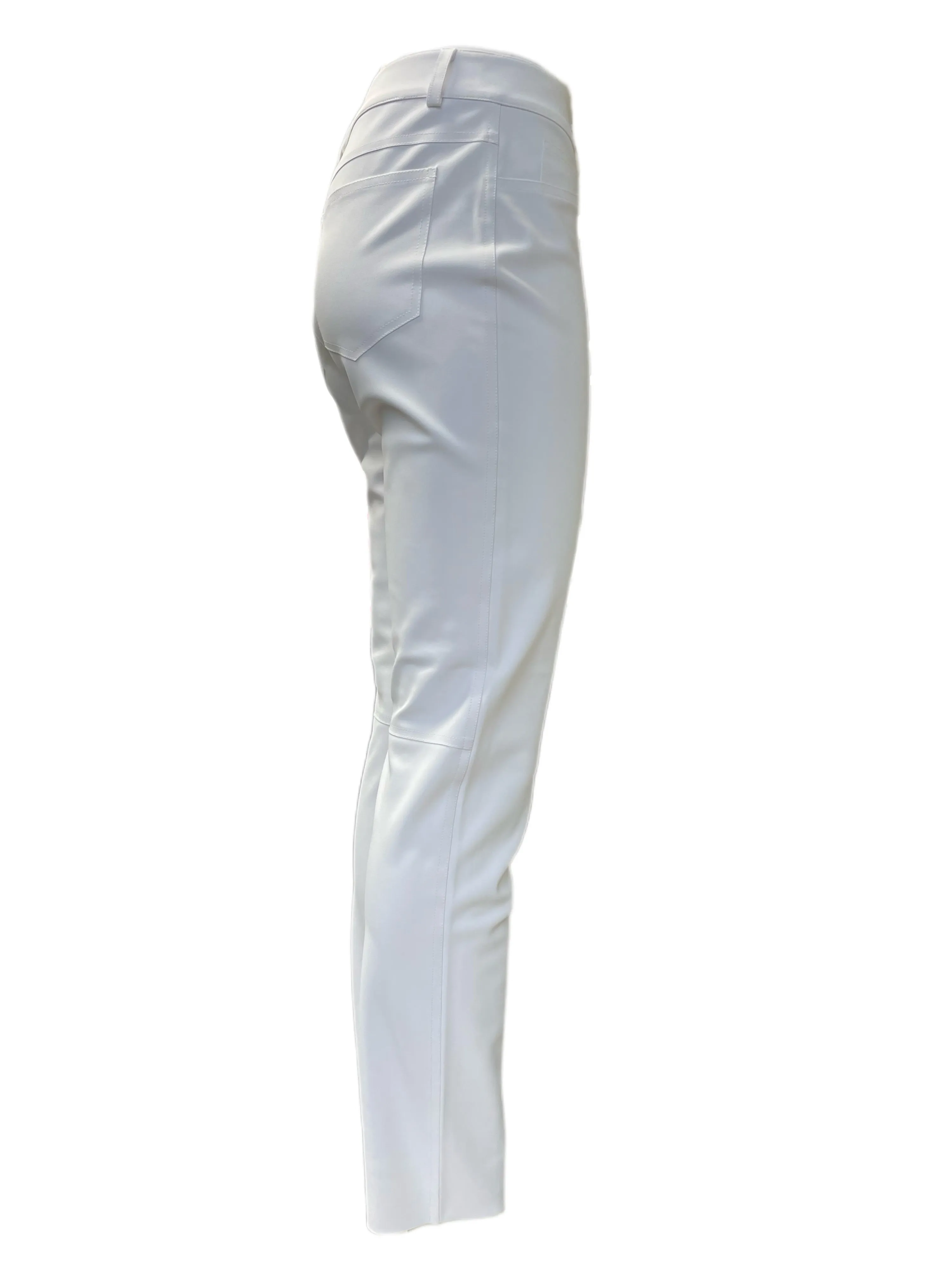 ECRU Women's White Avicci Slim Leg Pants #1465 4 NWT