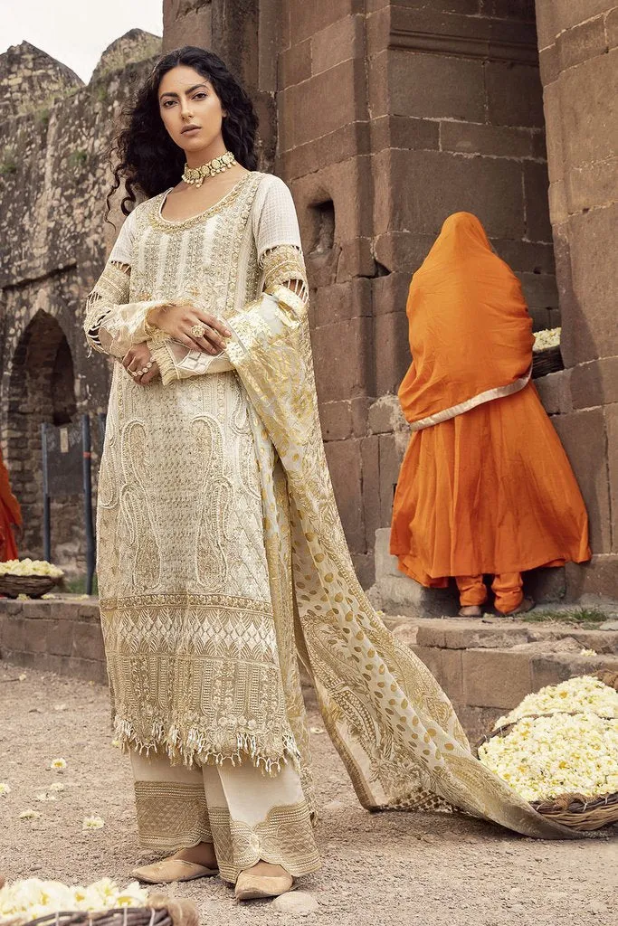 Eid Special White Ladies Suit Designer Attire #PN486