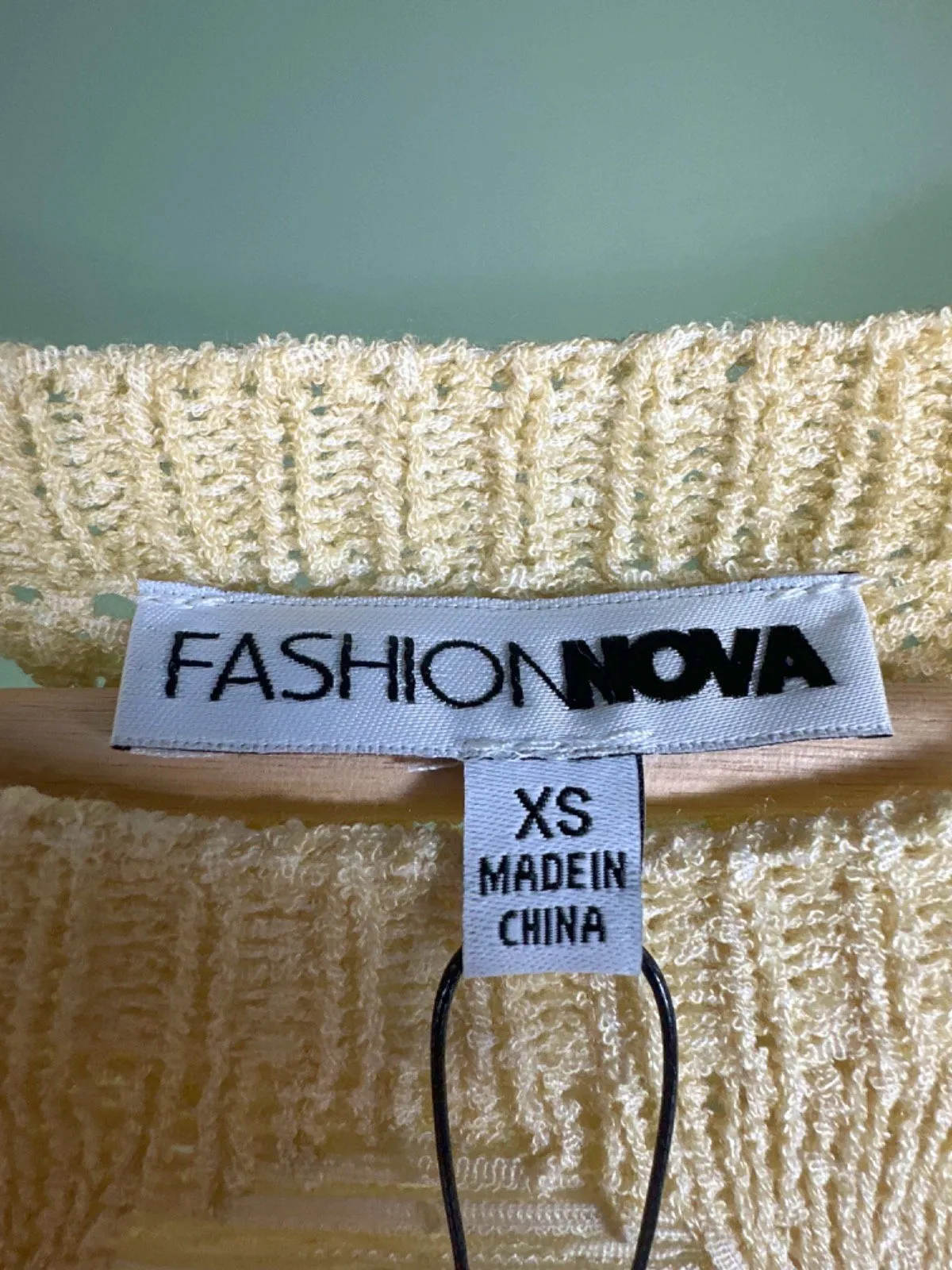 Fashion Nova Ivory Los Cabos Crochet Midi Dress XS