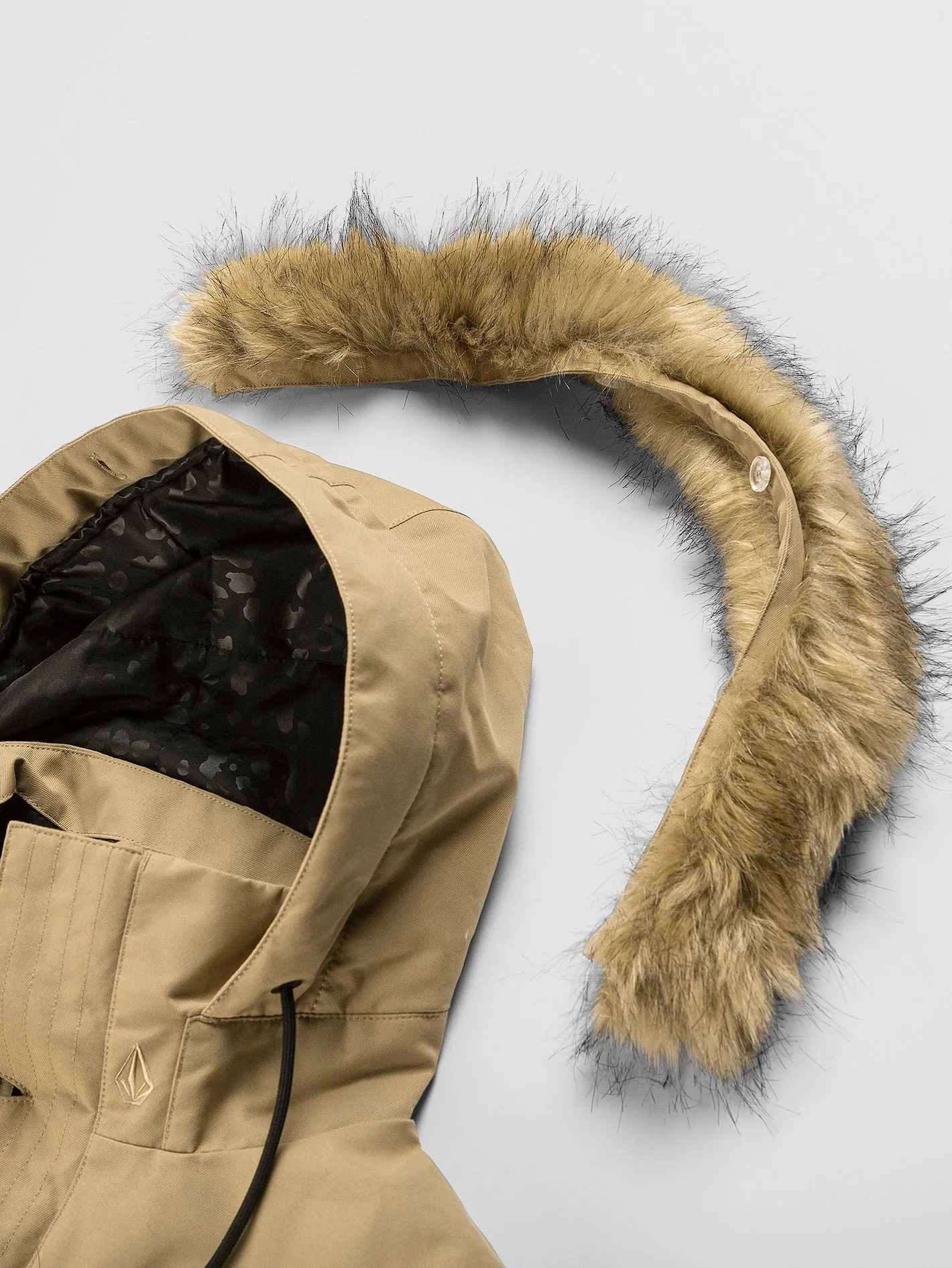 Fawn Insulated Jacke - DARK KHAKI