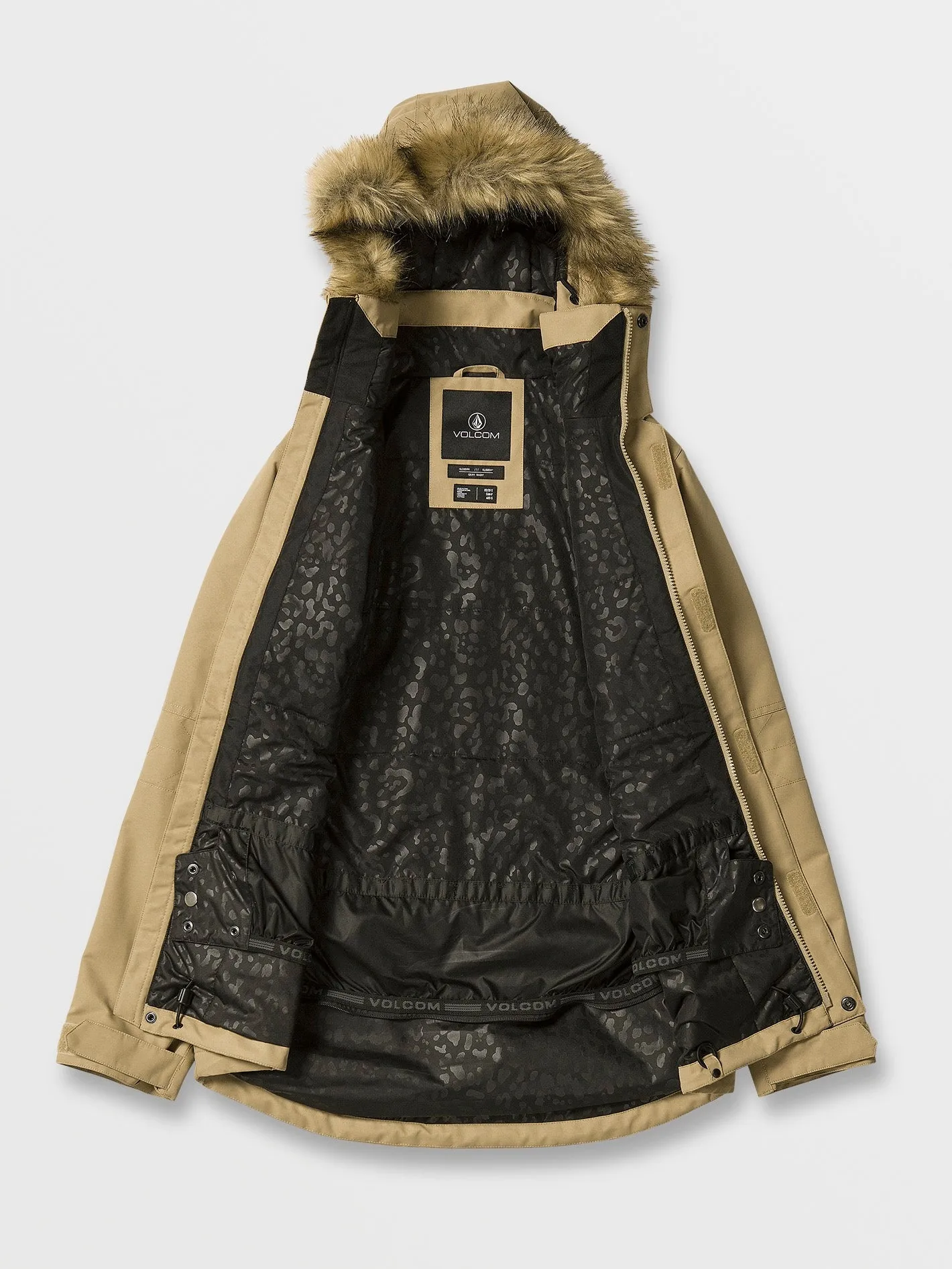 Fawn Insulated Jacke - DARK KHAKI