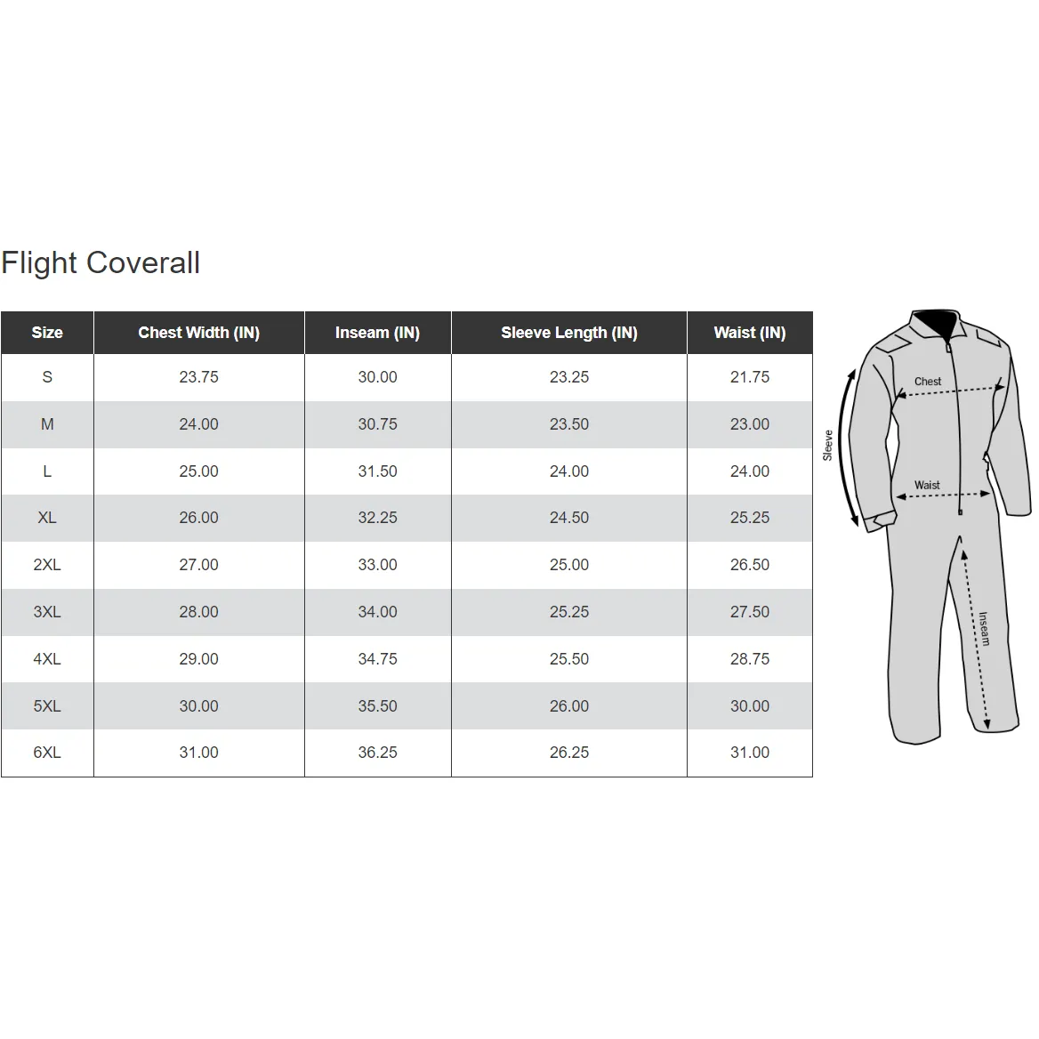 Flight Suit Cotton/Poly Blend