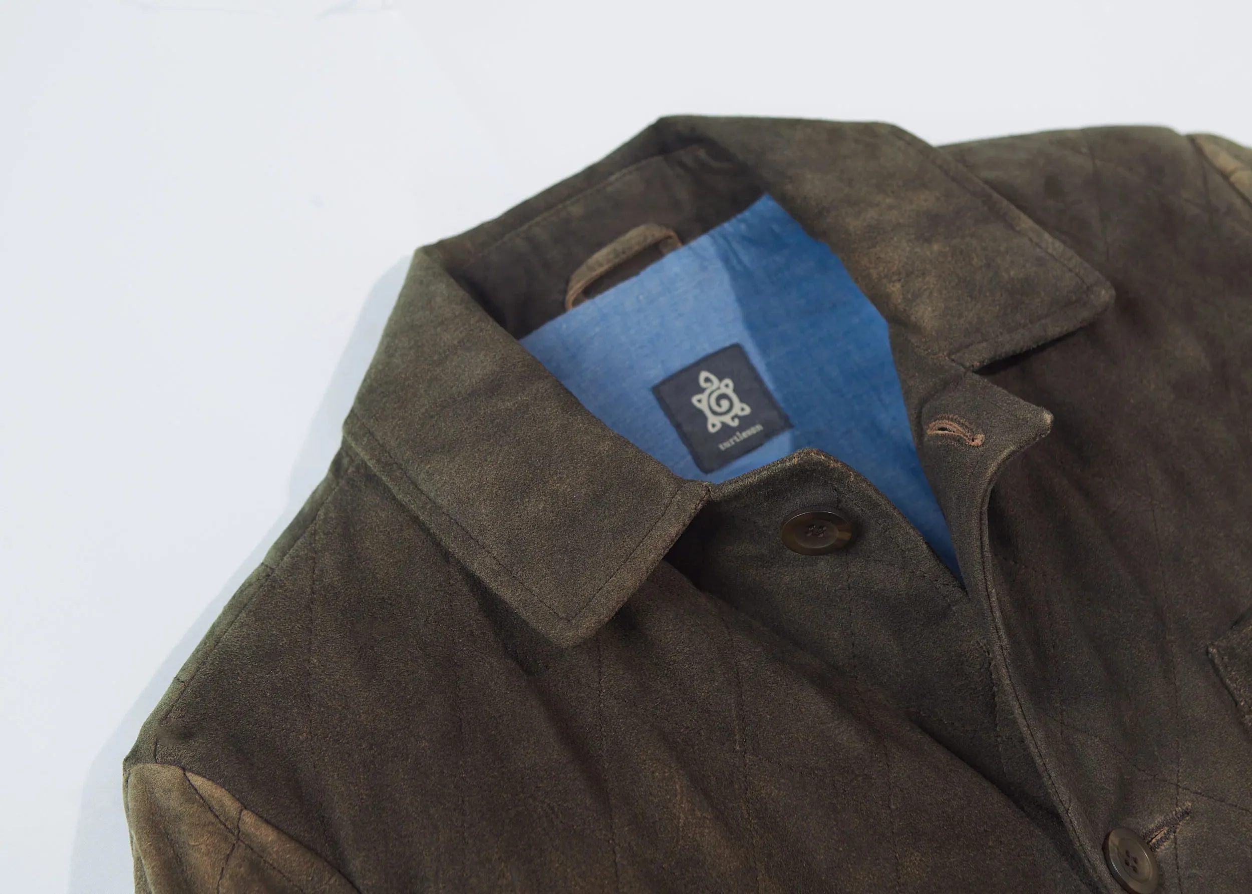Foley Suede Field Coat - Antique