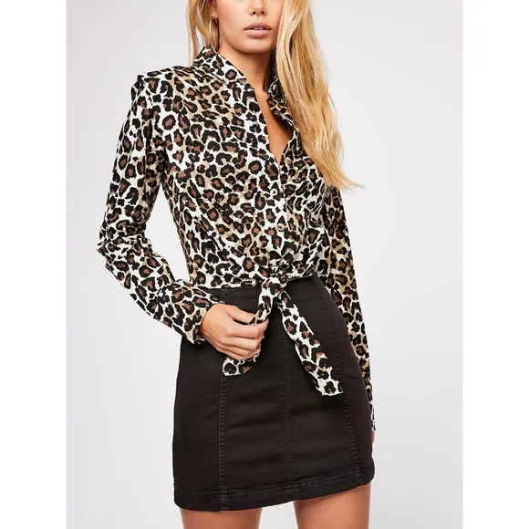 Free People | Modern Femme Denim Skirt