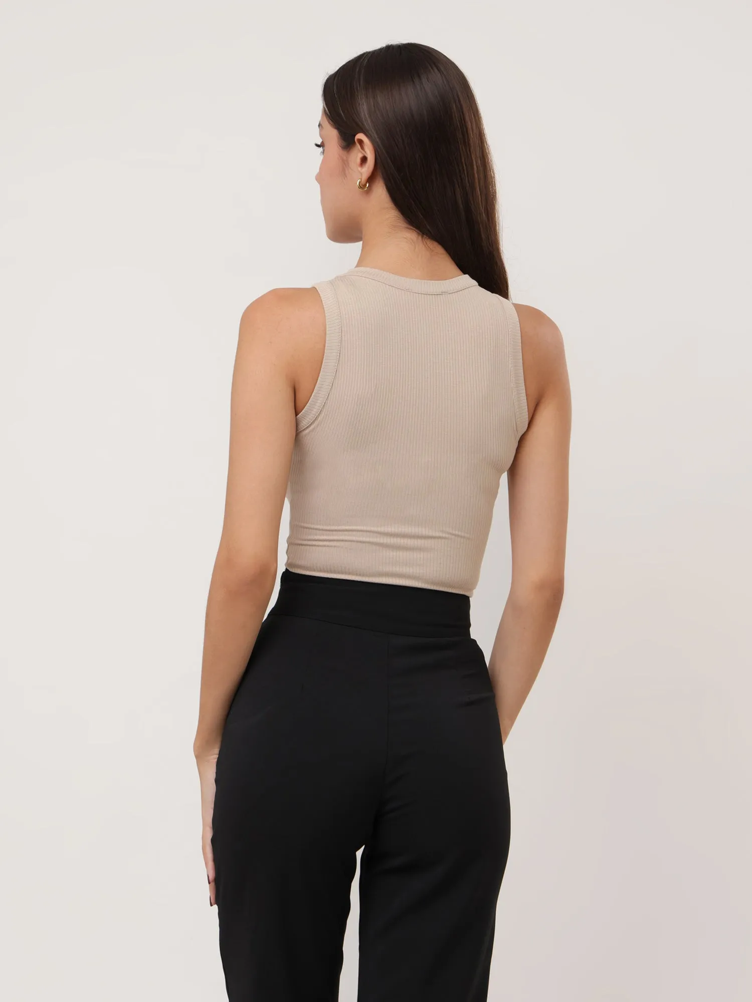 Genna Sleeveless Halter Neck Top