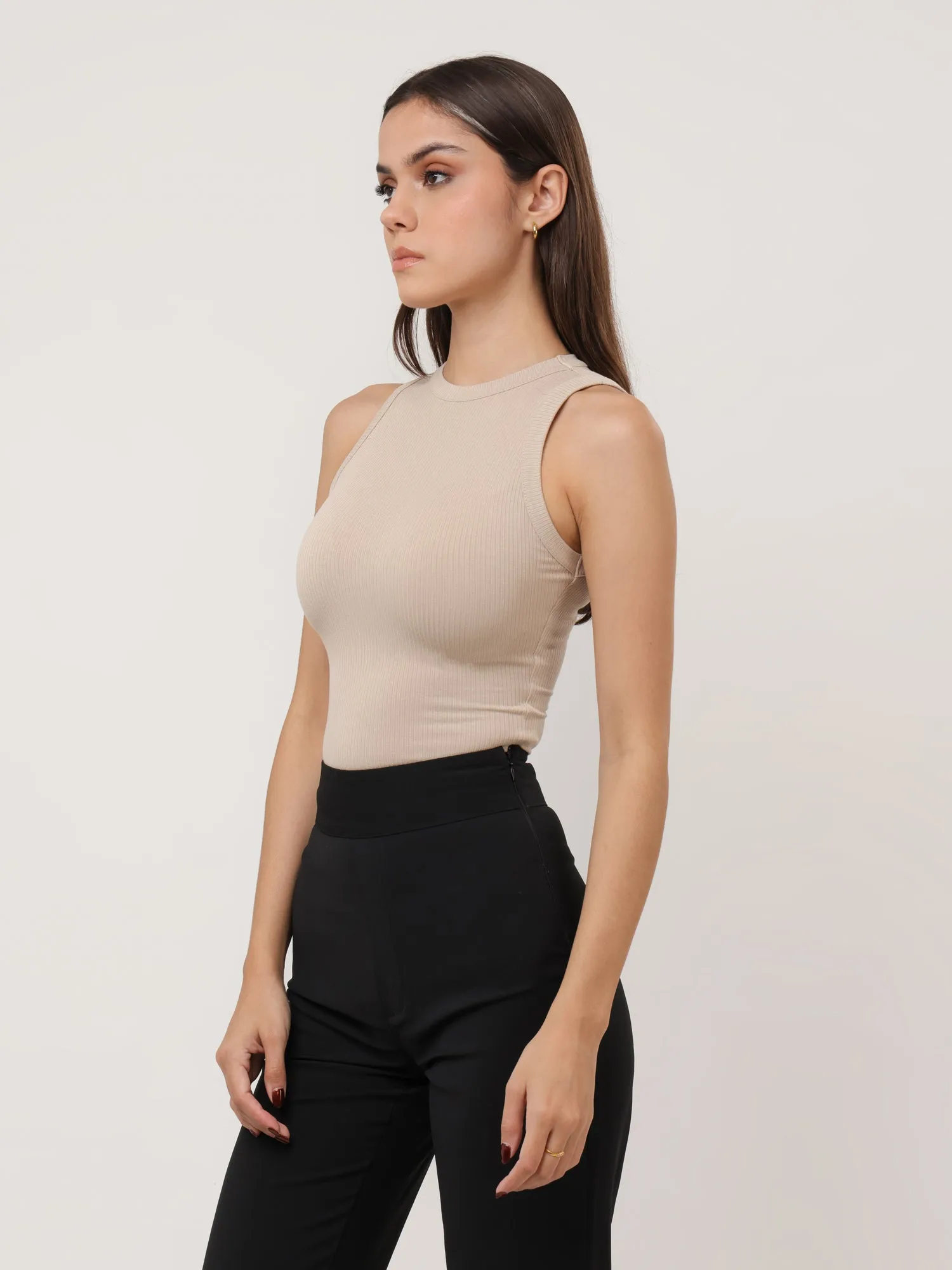 Genna Sleeveless Halter Neck Top