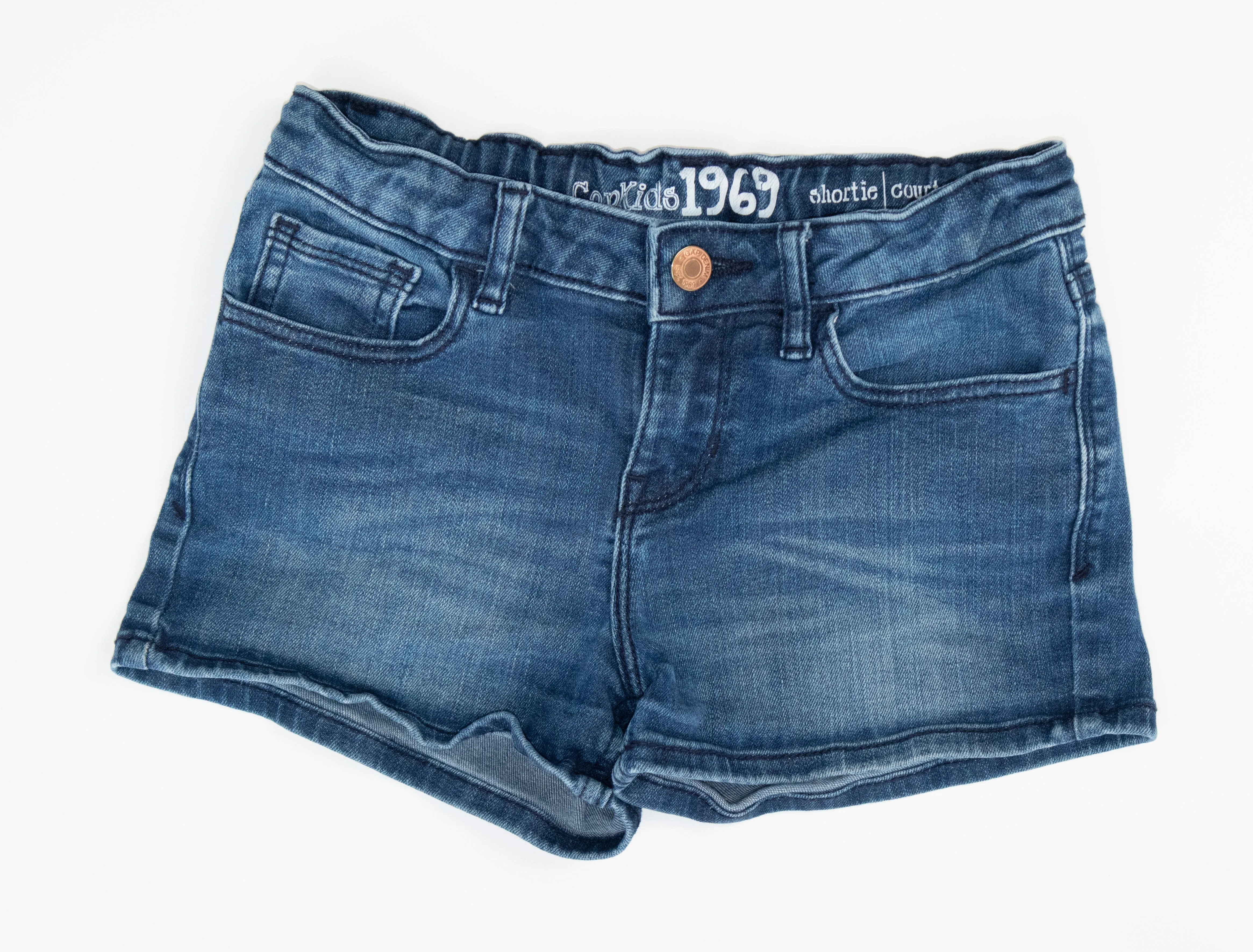 GIRL SIZE 10 YEARS - GAP Kids, 'Shortie' Denim Shorts EUC B51
