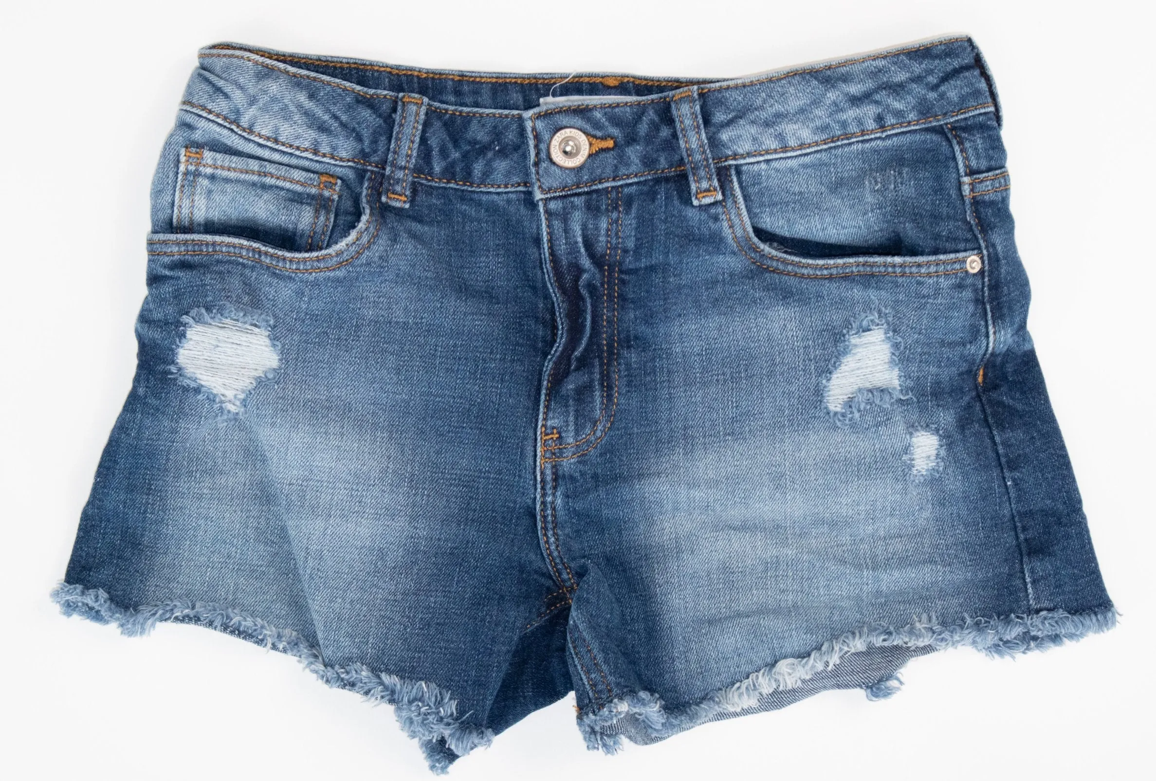 GIRL SIZE 11/12 YEARS - ZARA KIDS, Denim Shorts EUC B51