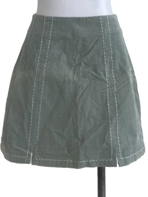 Green Denim Skirt TCL