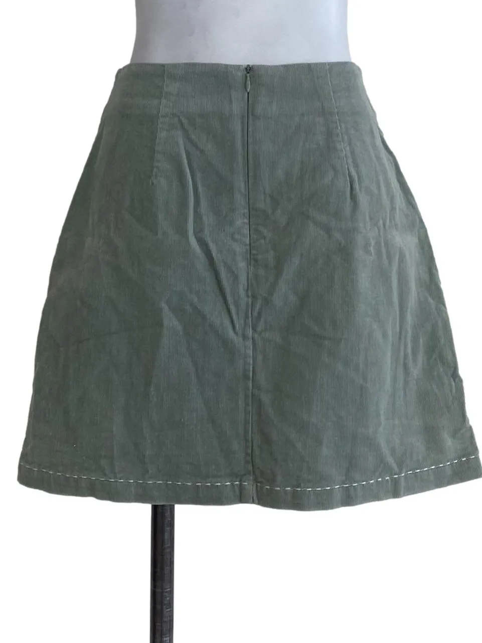Green Denim Skirt TCL