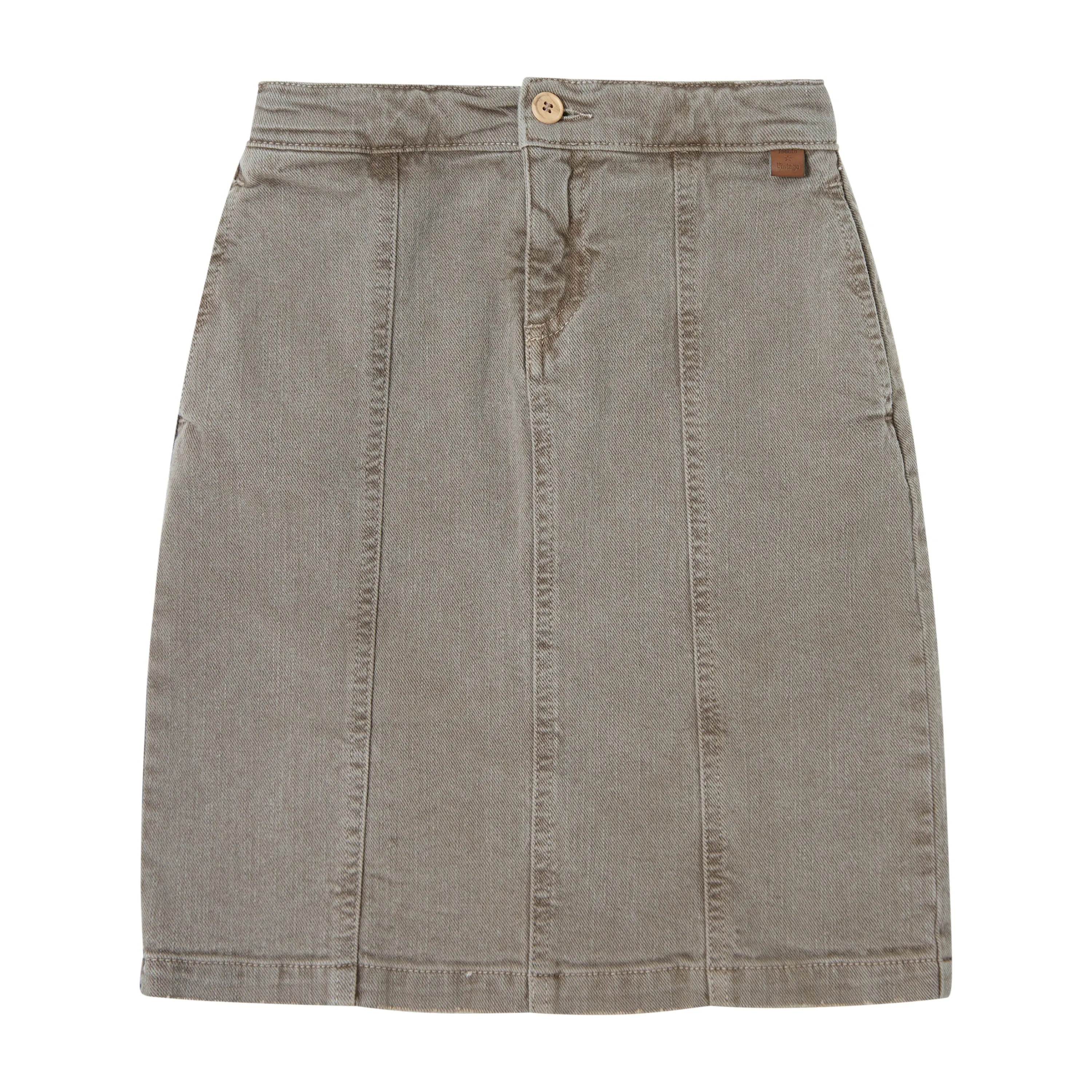 Grey  denim skirt by Tocoto Vintage