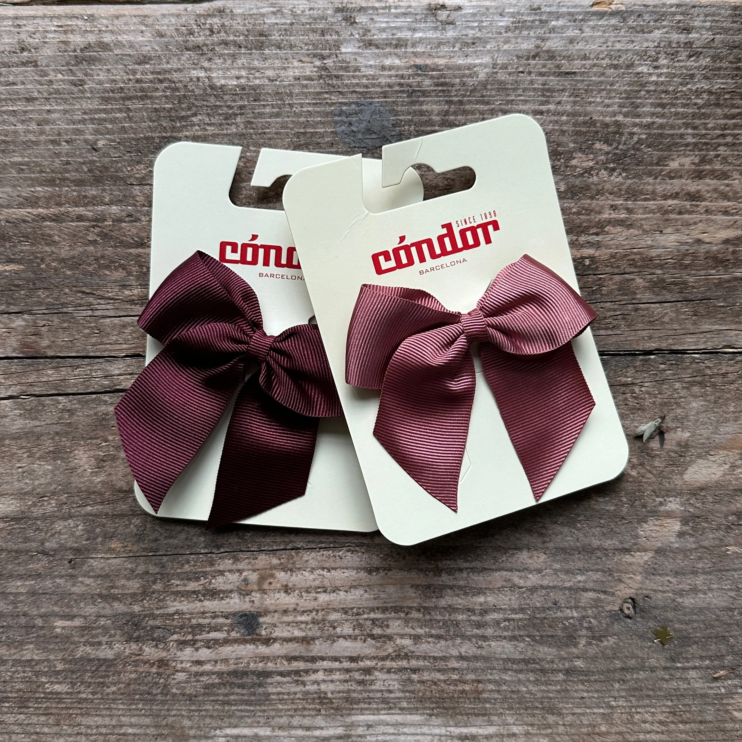 Grosgrain Hair Bow | Garnet